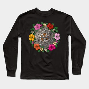 Boricua Taino Sun Long Sleeve T-Shirt